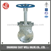 Manual wafer type cast steel knife gate valve